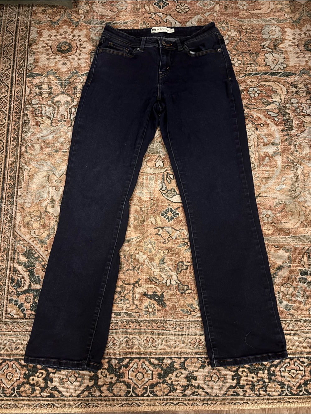 Levi's Vintage Women's 529 Curvy Straight Dark Navy Jeans- Size 8